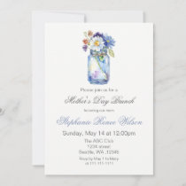 Watercolor Florals Mother's Day Brunch Tea Party Invitation