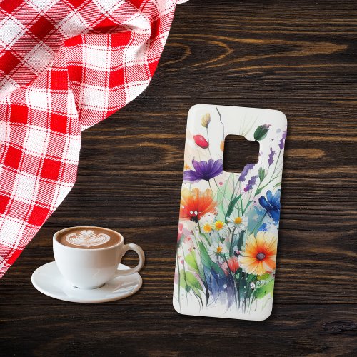 Watercolor Florals Wildflowers Feminine Trendy Case_Mate Samsung Galaxy S9 Case