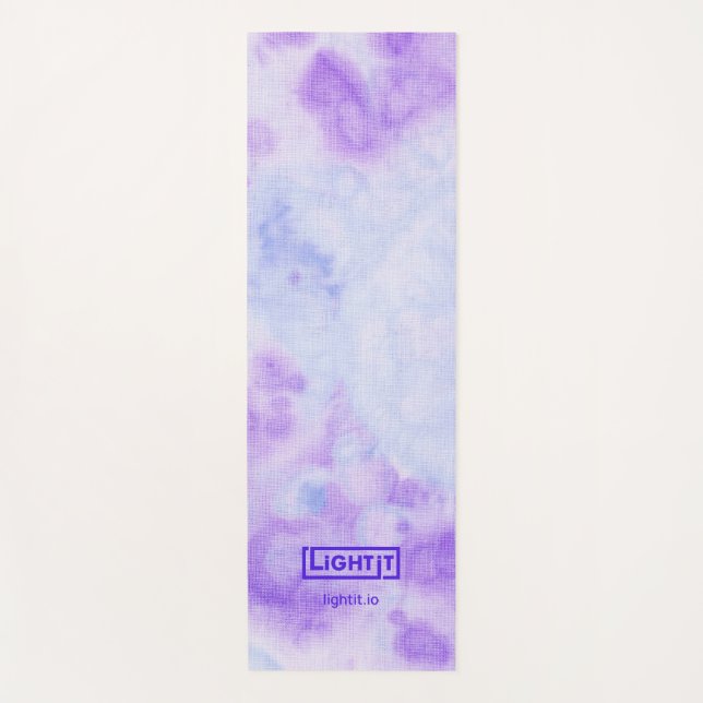 Watercolor Flow Yoga Mat (Front)