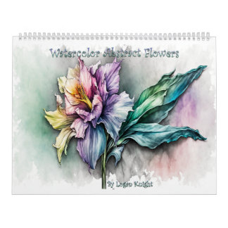 Watercolor Flower Abstracts Vol 3 Calendar