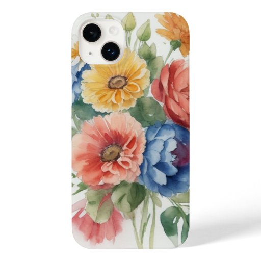 Watercolor flower bunch  Case-Mate iPhone 14 plus case