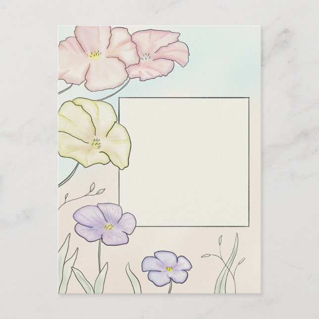 watercolor flower card for all occasions (Front)