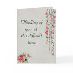 Watercolor Flower sympathy for loss of husband Card Watercolor Flower sympathy for loss of husband Card