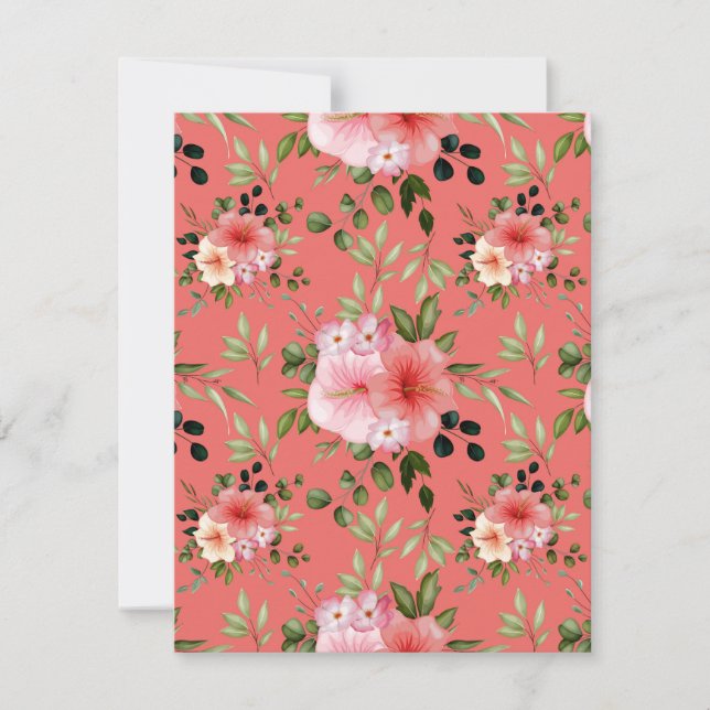 Watercolor Flowers 26 Note Card (Front)