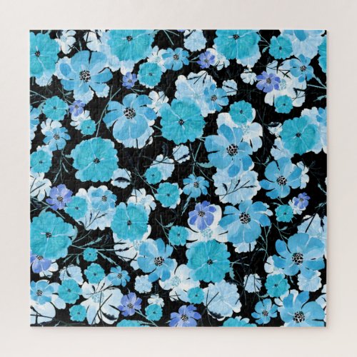 Watercolor Flowers A Delicate Tapestry Jigsaw Puzzle