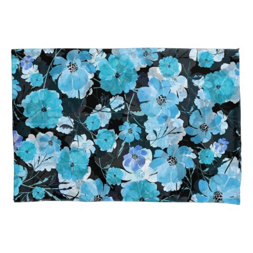 Watercolor Flowers A Delicate Tapestry Pillow Case