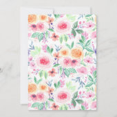 Watercolor flowers and leaves (Front)