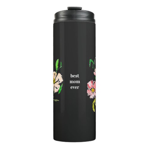 Watercolor Flowers Best Mom Ever   Coffee Mug