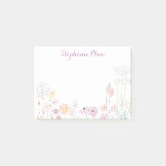 Watercolor Flowers Botanical Plant Lover Pretty Po