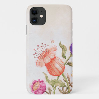 Watercolor flowers iPhone 11 case