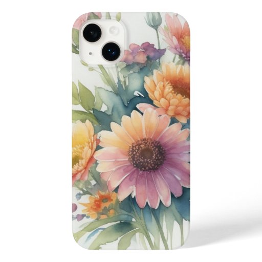 Watercolor flowers  Case-Mate iPhone 14 plus case