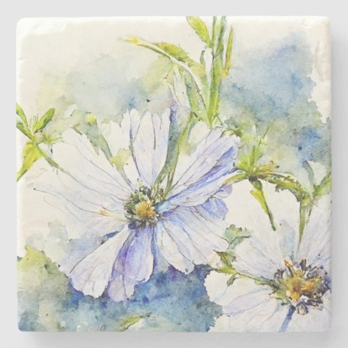 Watercolor Flowers Coaster