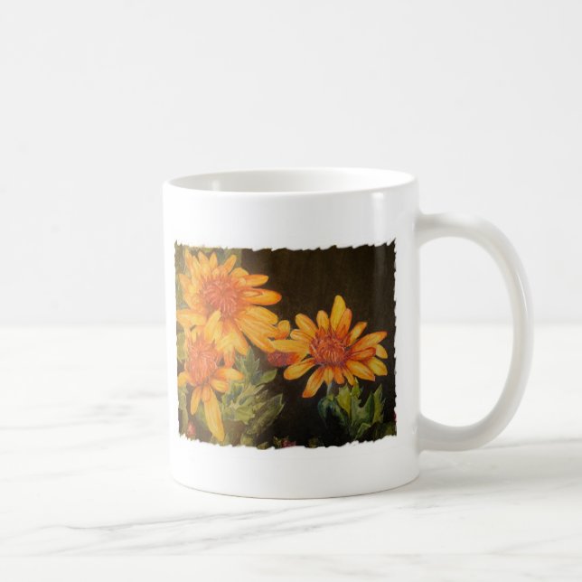 Watercolor Flowers Coffee Mug (Right)