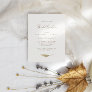 Watercolor Flowers & Dried Grass Bridal Luncheon  Invitation