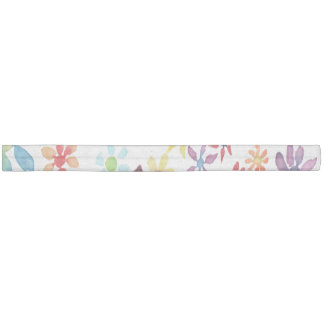 Watercolor Flowers Elastic Hair Tie