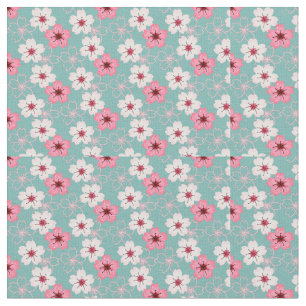 Watercolor Flowers Fabric