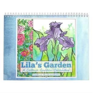 Watercolor Flowers Garden Calendar