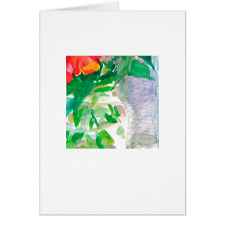 Watercolor flowers in a jar cards