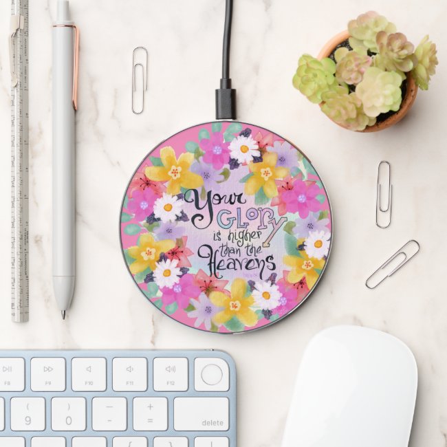 Watercolor Flowers Inspirational Bible Quotes