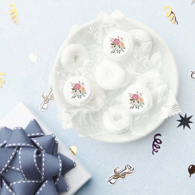 Watercolor flowers life saver® mints (Party)