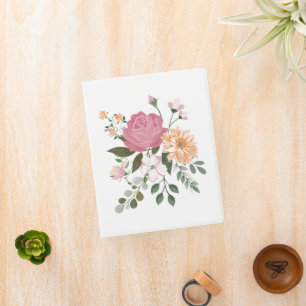 Watercolor flowers mini binder