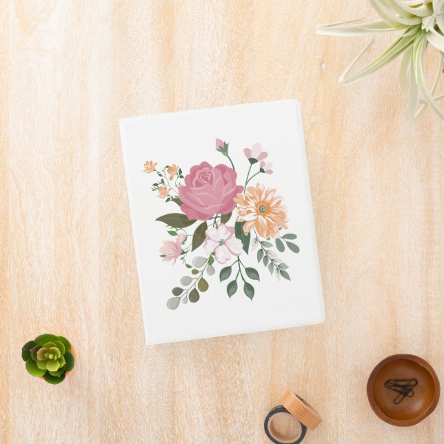 Watercolor flowers mini binder (InSitu)
