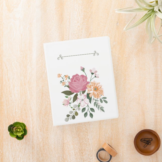 Watercolor flowers mini binder (InSitu)
