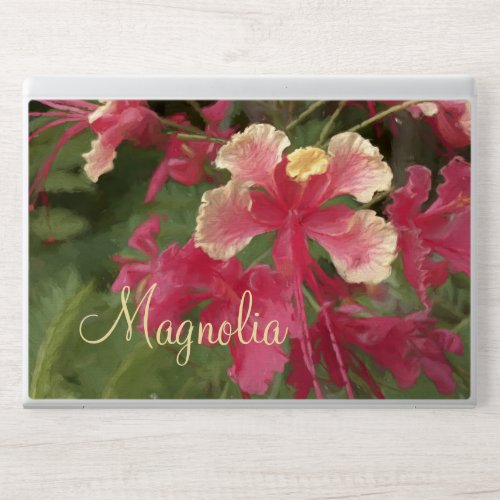 Watercolor Flowers Personalize HP Laptop Skin