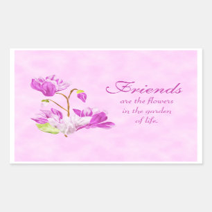 Watercolor Flowers Sticker