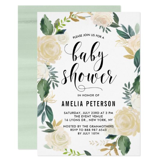 baby shower cards invitations