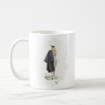 Watercolor Foliage Graduation Inspirational Quote Coffee Mug Watercolor Foliage Graduation Inspirational Quote Coffee Mug