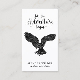 Watercolor Forest Adventure Nature Guide Business Card
