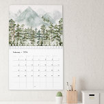 Watercolor Forest and Flower 2026 Calendar<br><div class="desc">Get ready to embrace the beauty of nature all year round with our 2026 Nature Calendar! Each month unveils beautiful watercolor arts featuring lush pine forests, mountains, and vibrant floral meadows. Perfect for nature lovers and businesses that cherish the great outdoors. Hang our 2026 Wall Calendar and let the tranquility...</div>