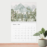 Watercolor Forest and Flower 2026 Calendar