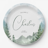 Watercolor Forest Baby Shower