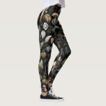 Watercolor Forest Greenery Mushrooms Fall Leggings<br><div class="desc">Bring the beauty of nature into your life with our enchanting "Mushroom and Leaves" pattern. Perfect for adding a touch of woodland charm to any setting, this pattern features intricately designed mushrooms and leaves that create a whimsical and artistic vibe. Whether you're incorporating it into your home decor, fashion accessories,...</div>