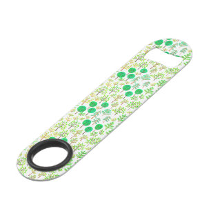 Watercolor forest in doodle style speed bottle opener