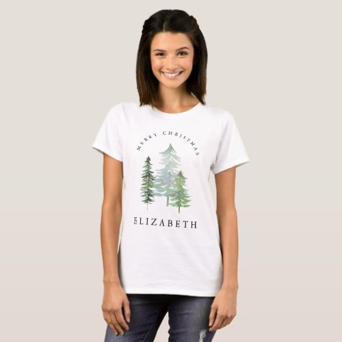 WATERCOLOR FOREST T_Shirt