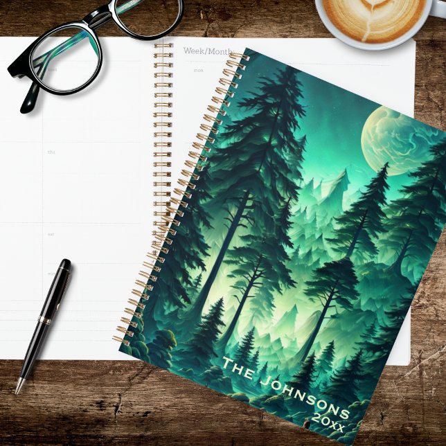 Watercolor Forest with Full Moon Planner (Creator Uploaded)