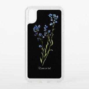 Watercolor Forget-me-not Garden Flower Art Speck iPhone XS Max Case