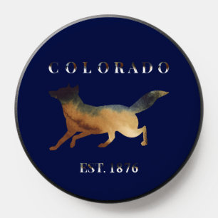 Watercolor Fox Colorado 1876 PopSocket