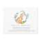 Watercolor Fox New Home Moving Announcement