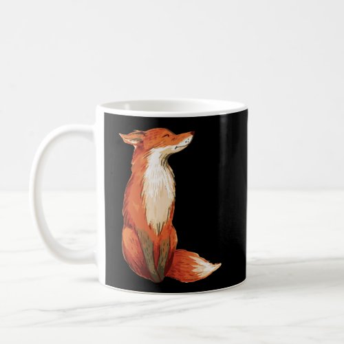 Watercolor Fox Shirt Wild Fox Tshirts Cute Fox Lon Coffee Mug