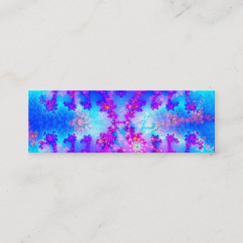 Watercolor Fractal Bookmark Business Card