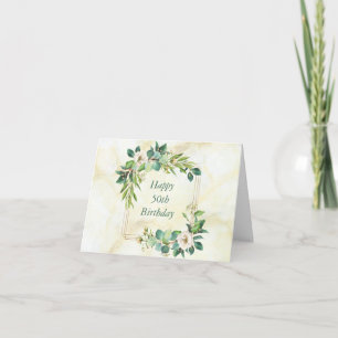 Watercolor Frame of Watercolor Flowers Card