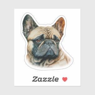Watercolor French Bulldog Sticker