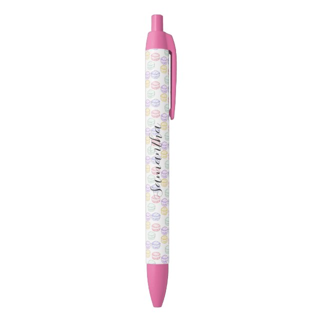 Watercolor French Macarons Pen (Bottom (Vertical))