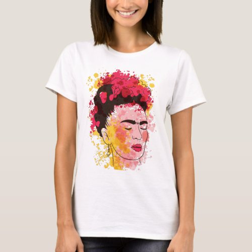 Watercolor Frida T_Shirt