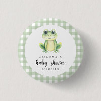 Watercolor Frog Baby Shower