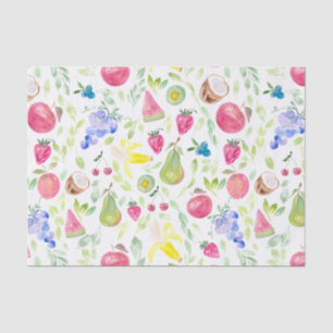 Watercolor Fruit Tissue Paper